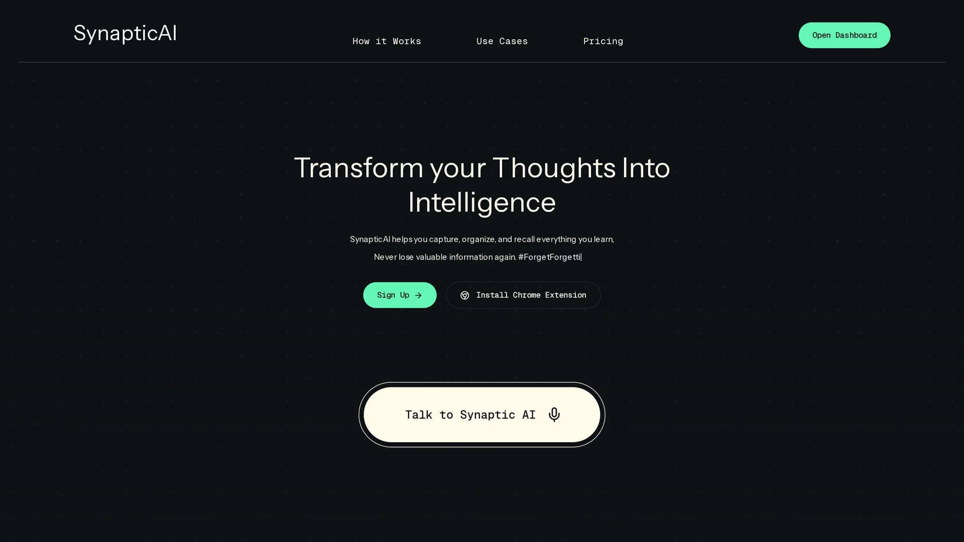 synaptic-ai homepage