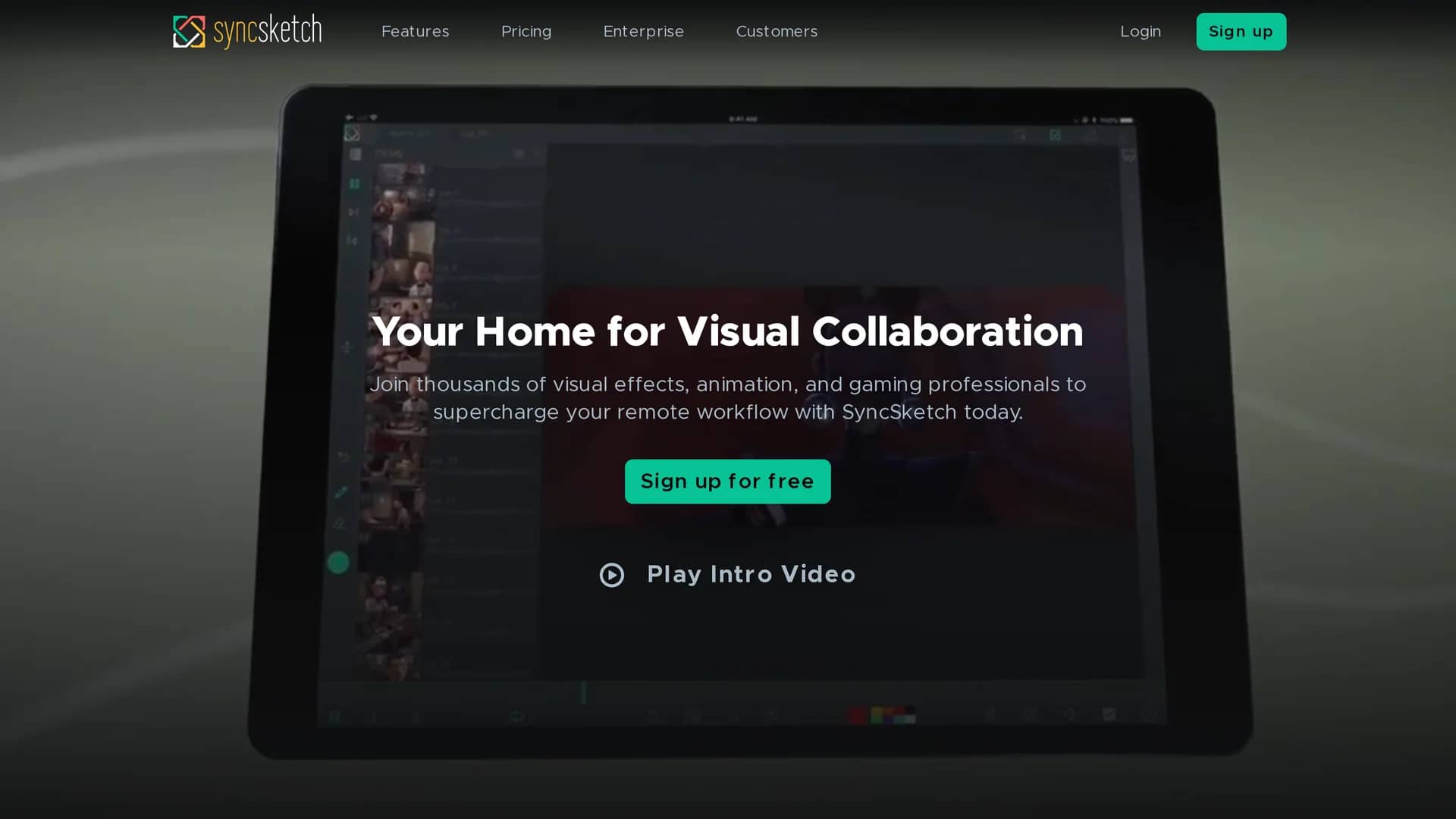 syncsketch homepage