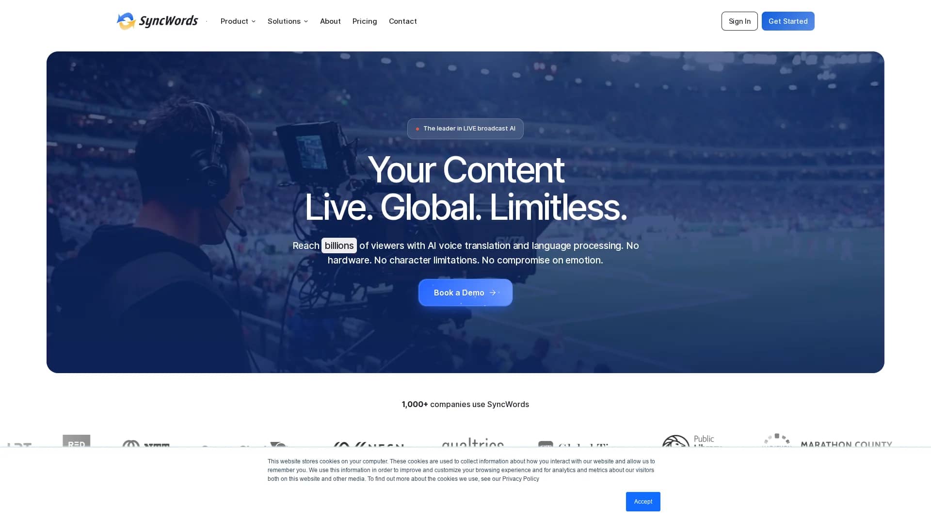 syncwords-com homepage