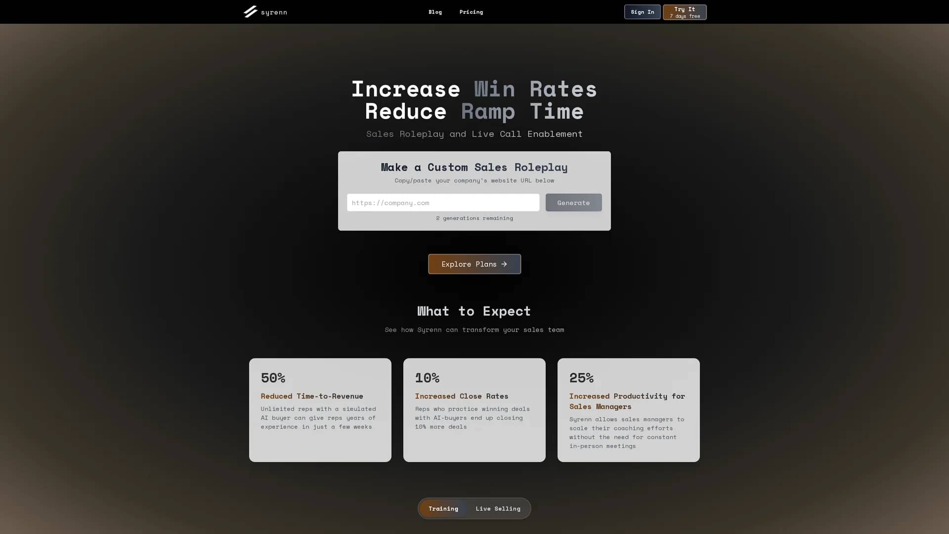 syrenn homepage