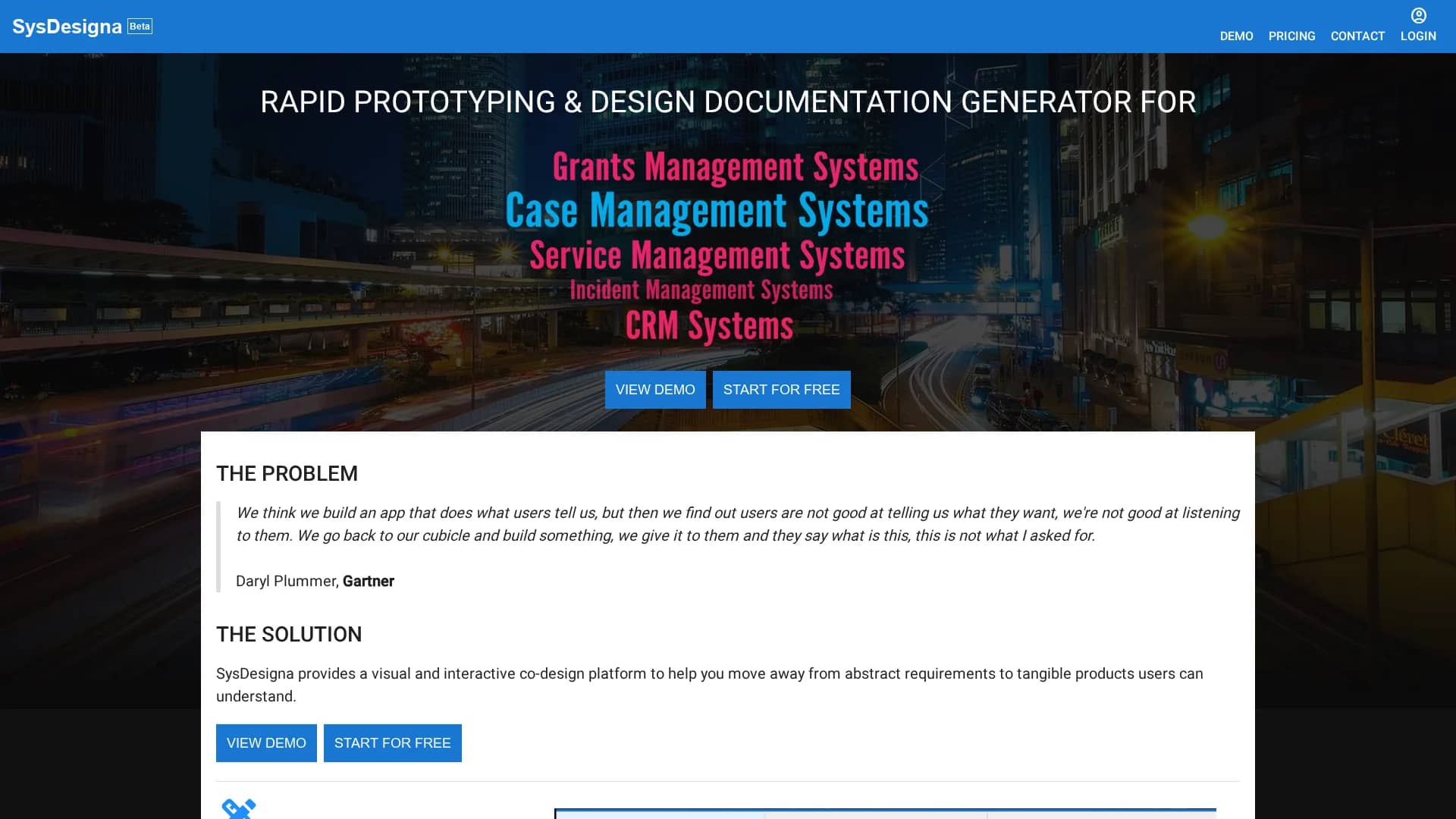sysdesigna homepage