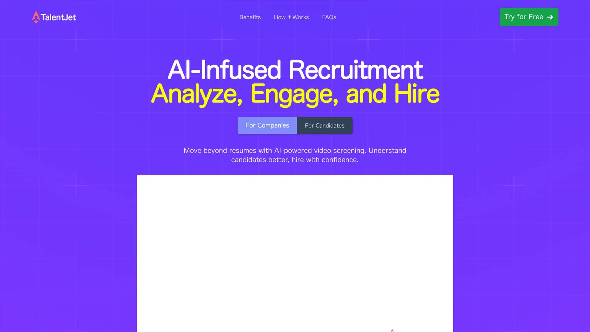 talentjet-ai homepage
