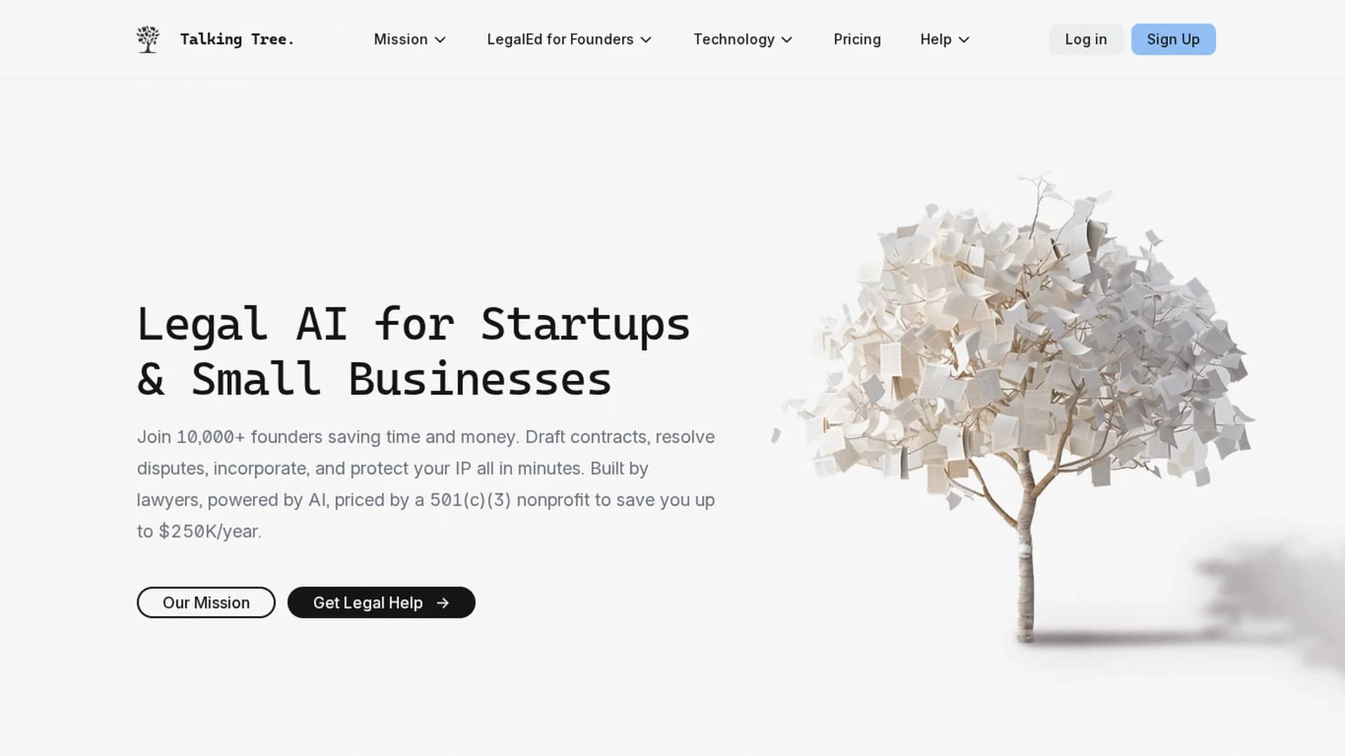 talking-tree homepage