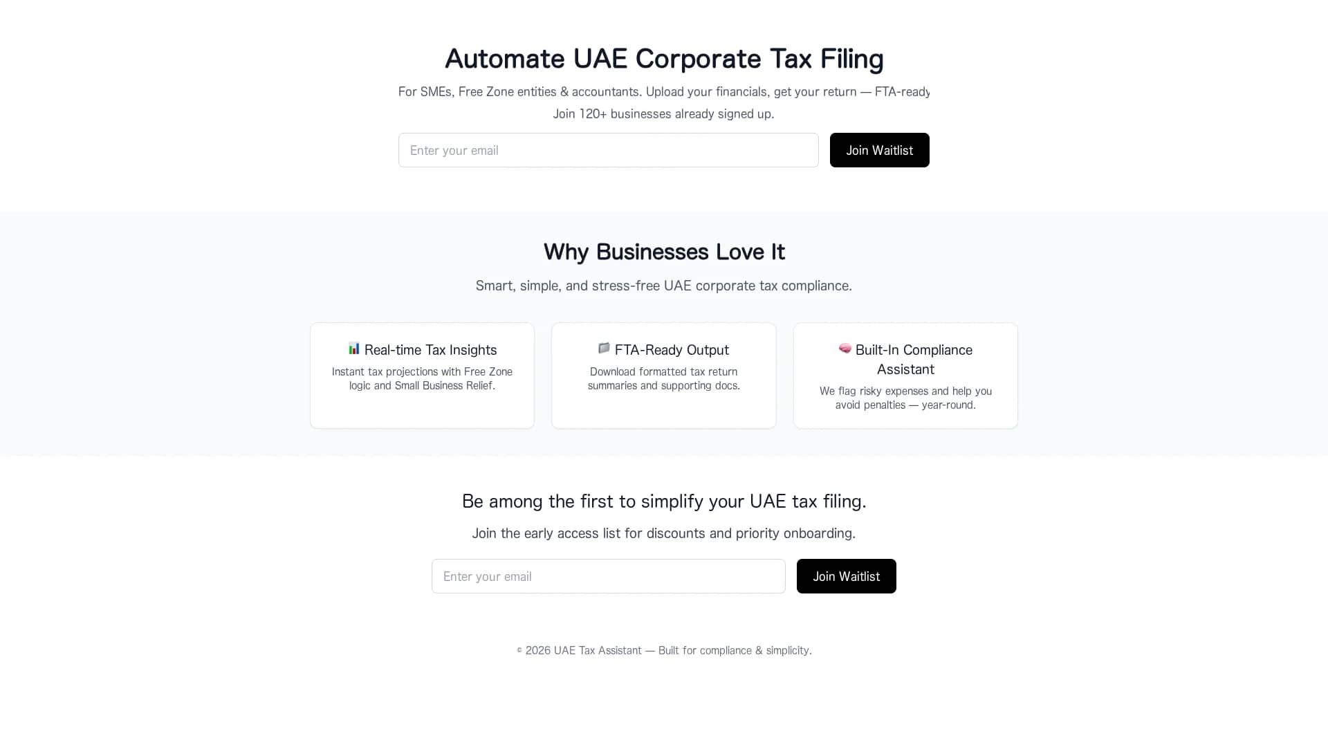 taxly-ai homepage
