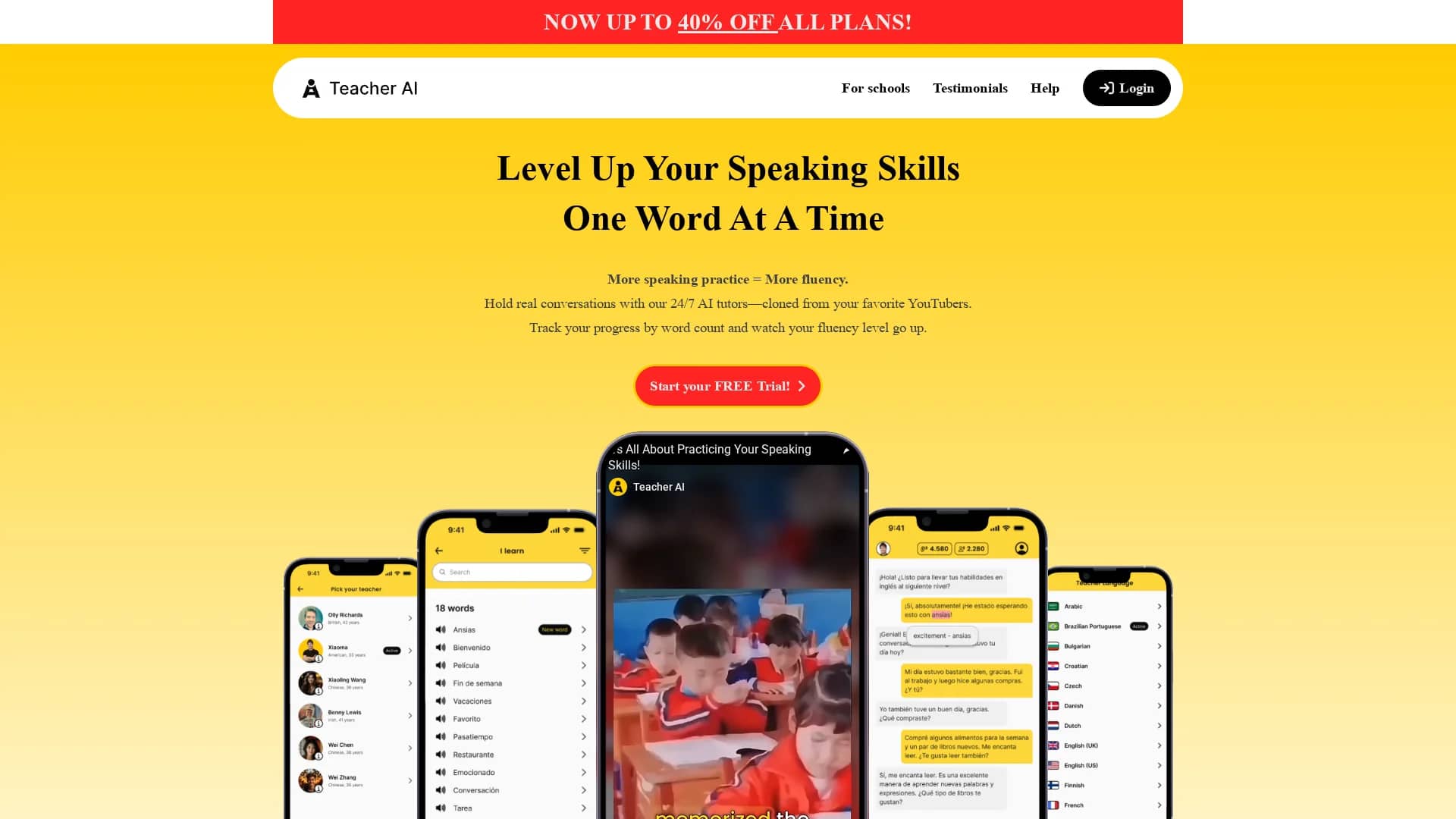 teacher-ai homepage