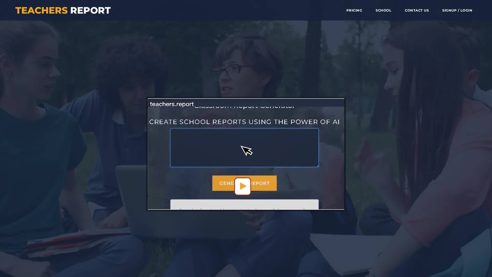 teachers-report-writer homepage