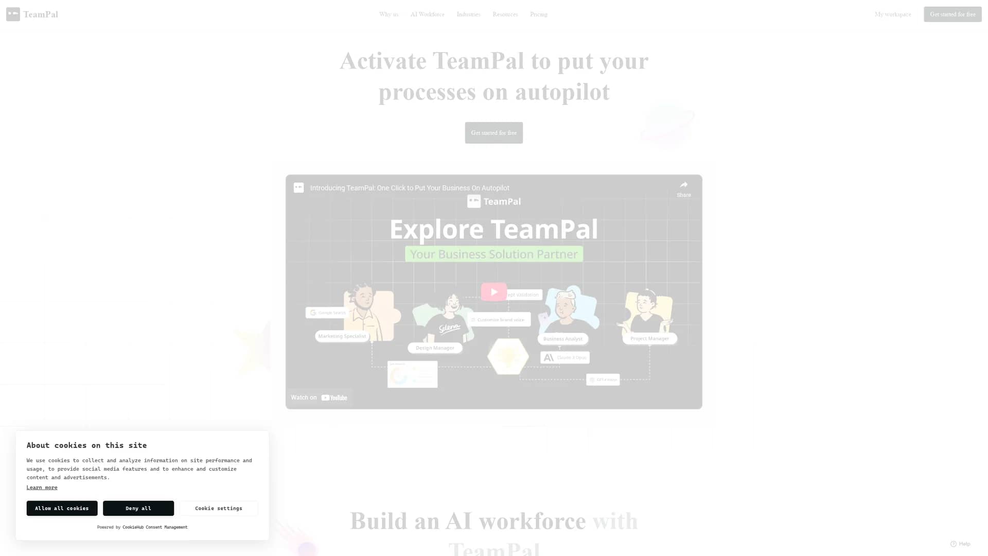teampal homepage