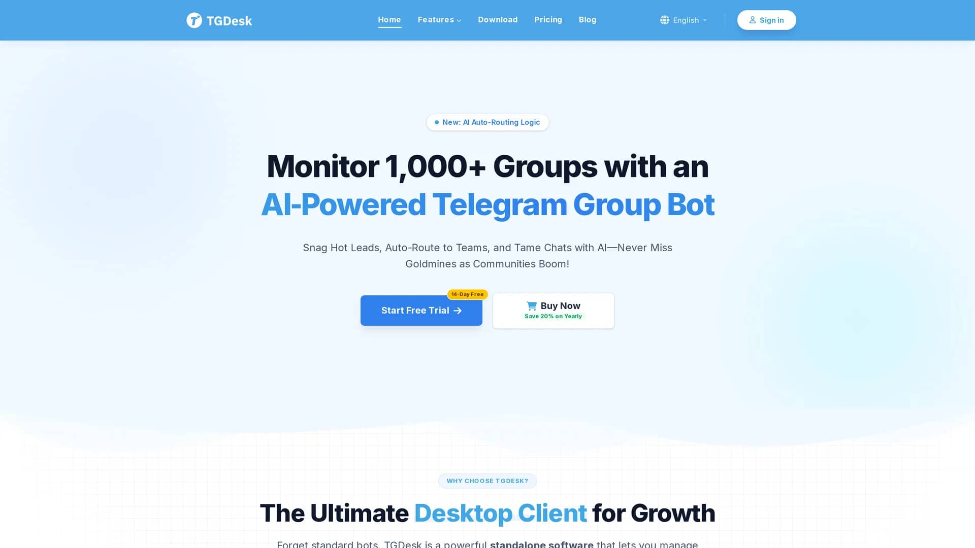 telegram-group-bot-tgdesk homepage