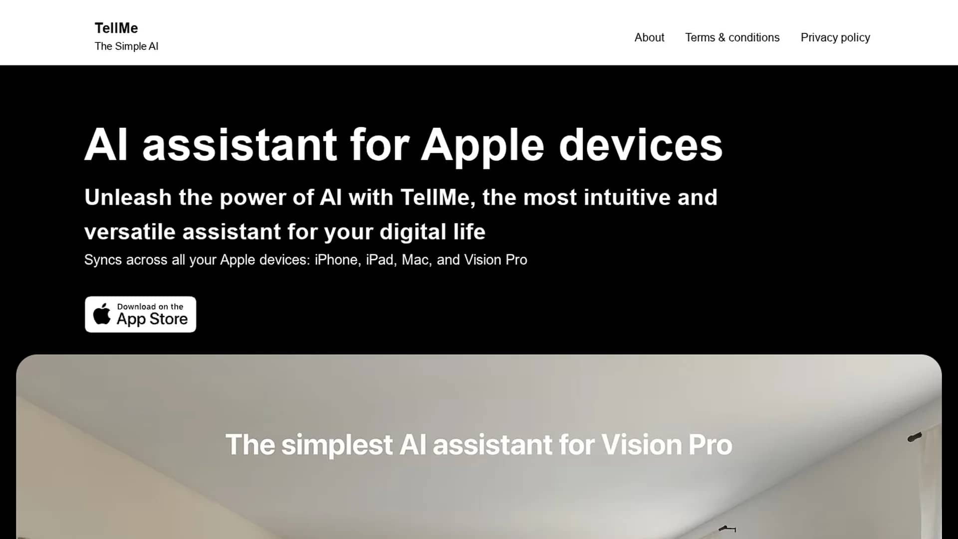 tellme homepage