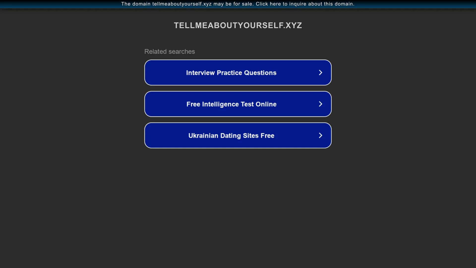 tellmeaboutyourself homepage
