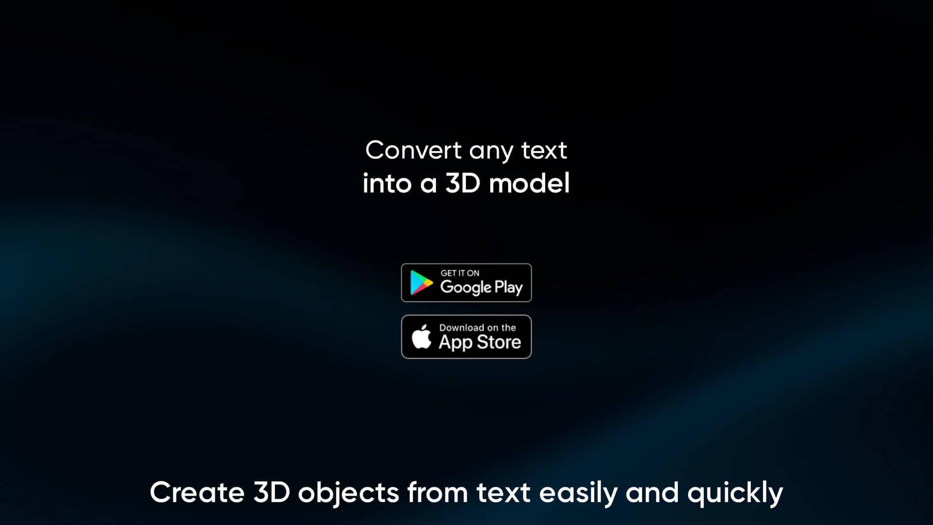 text-to-3d-model homepage