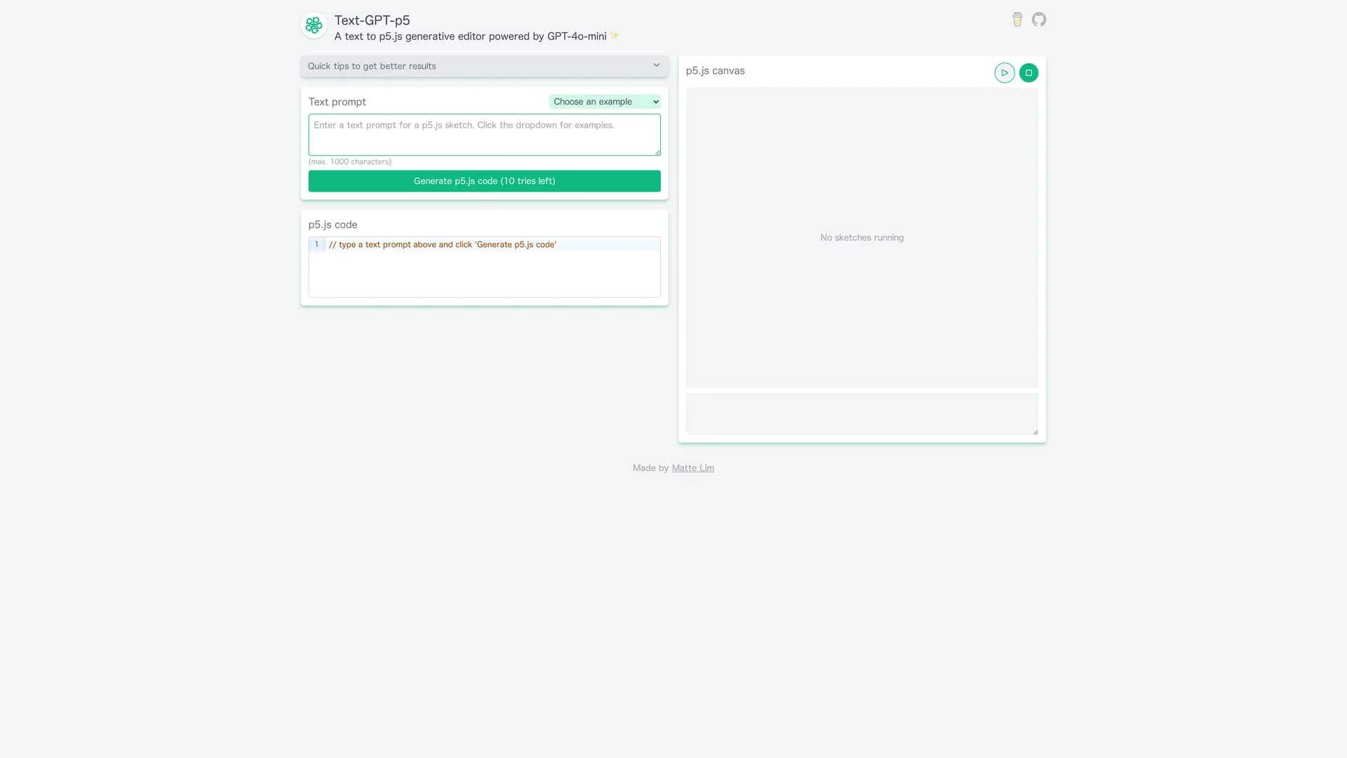 textgptp5 homepage