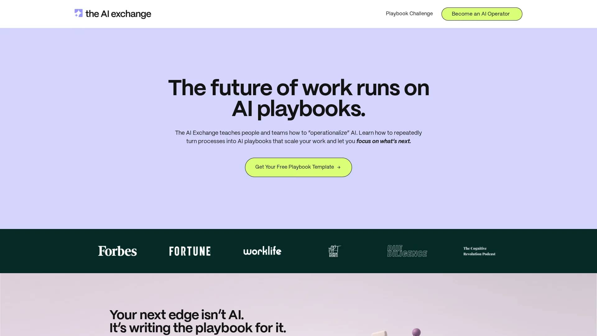 the-ai-exchange homepage