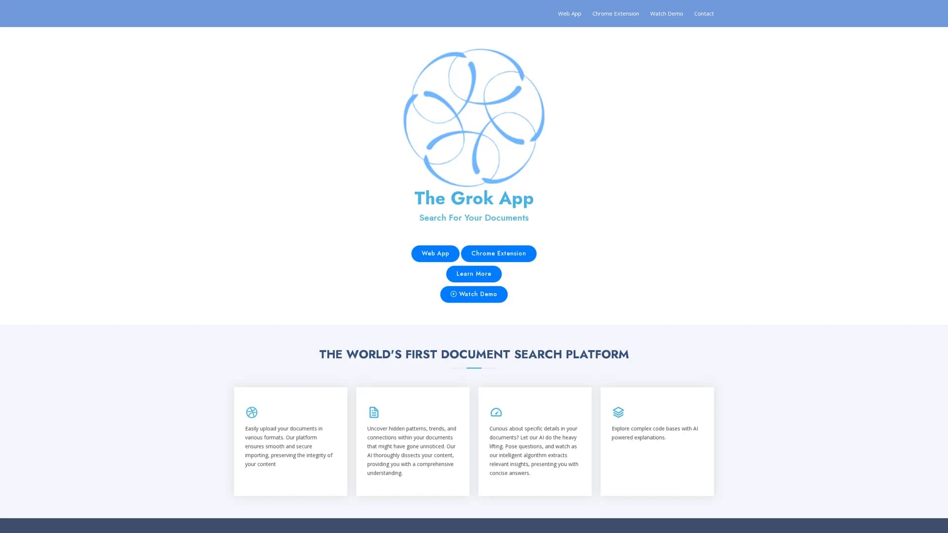 the-grok-app homepage