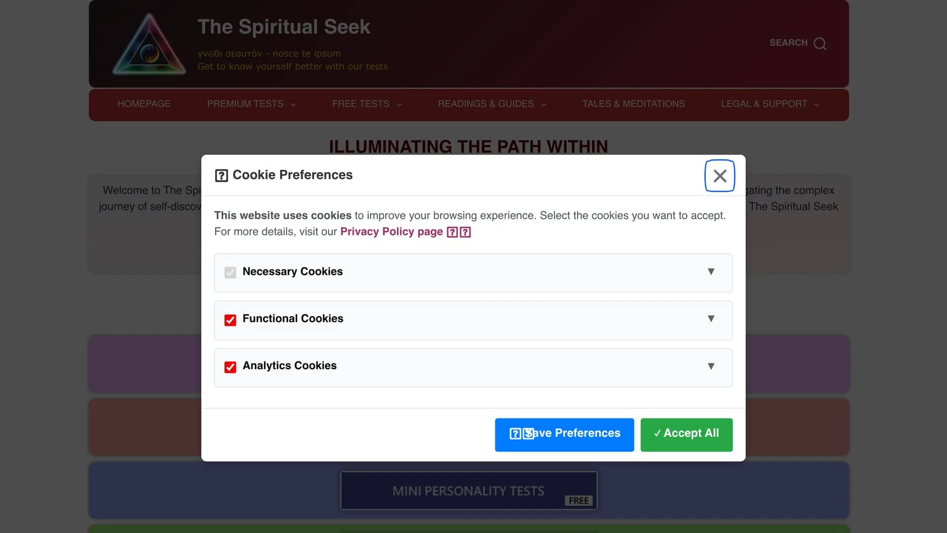 the-spiritual-seek homepage