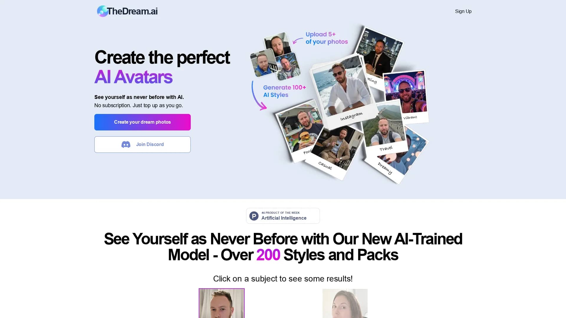 thedream-ai homepage