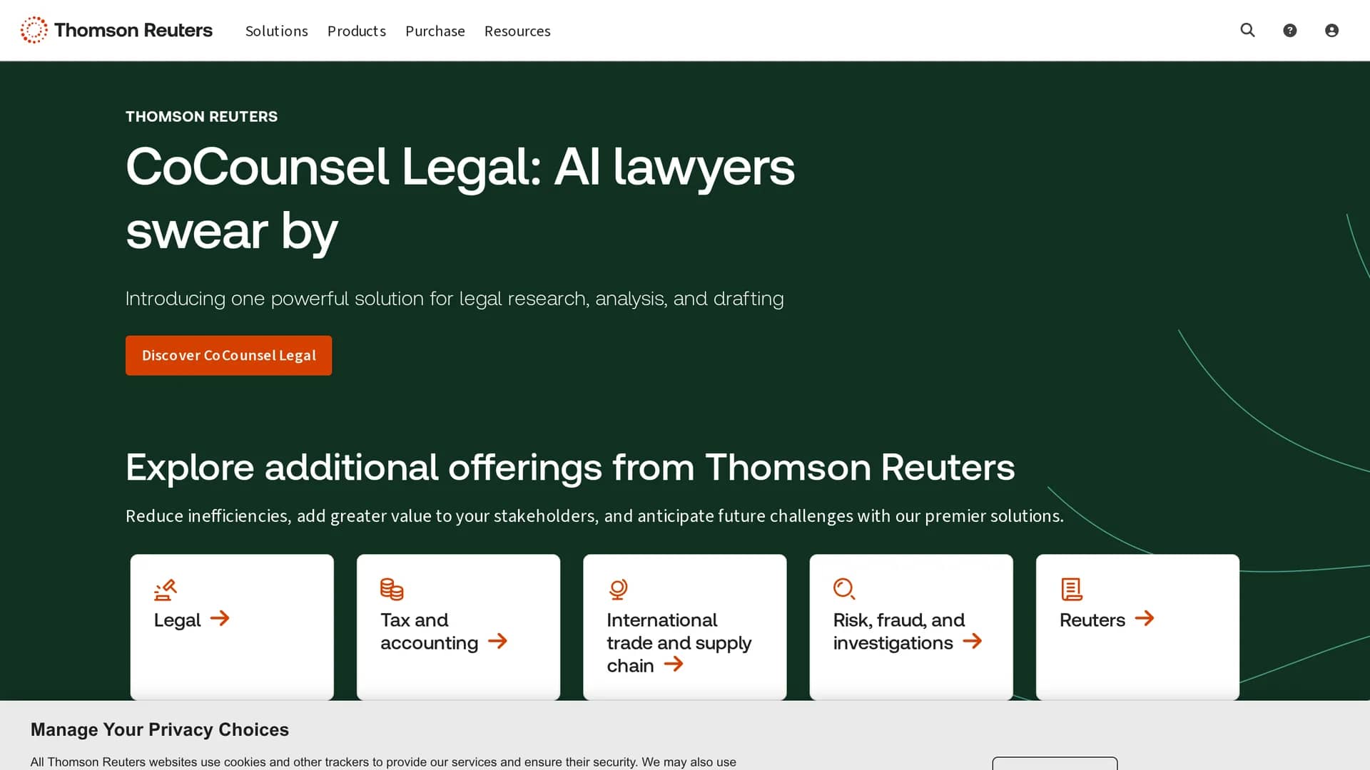 thomson-reuters homepage