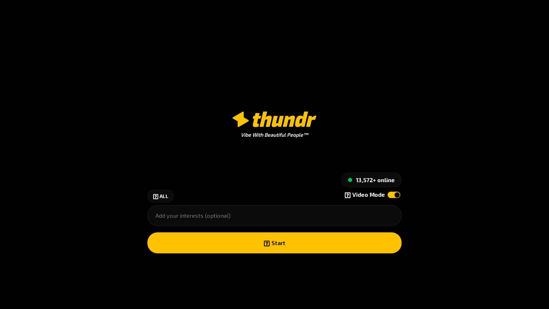 thundr homepage