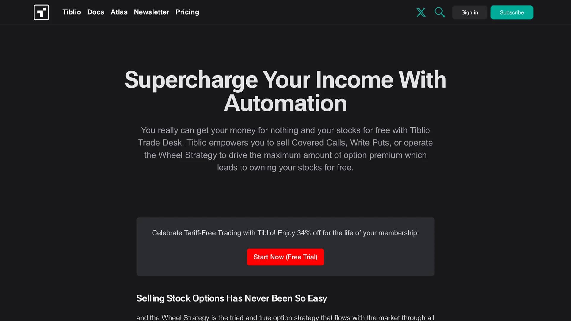 tiblio-ai homepage