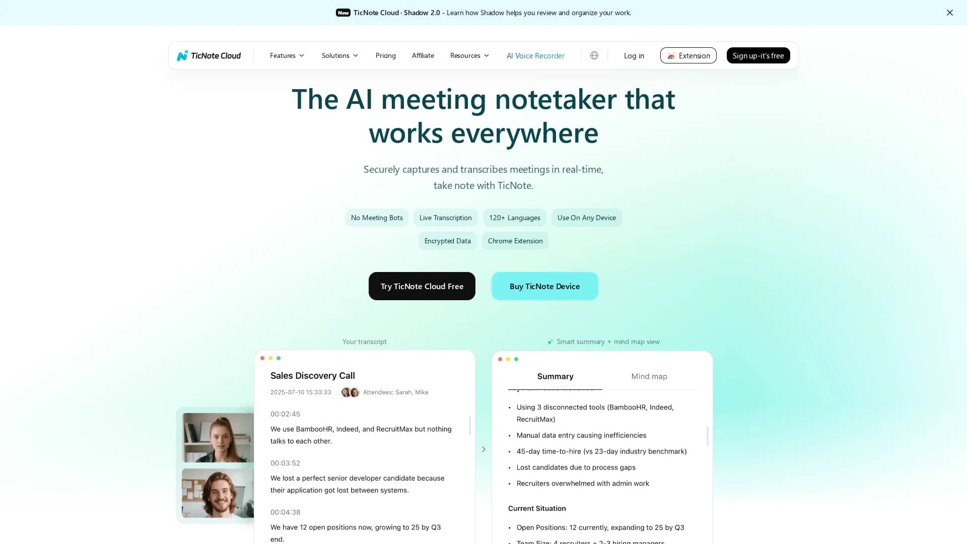 ticnote-com homepage
