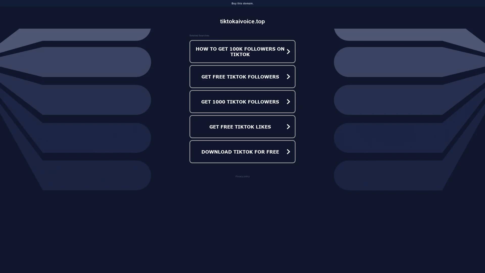 tiktok-ai-voice homepage