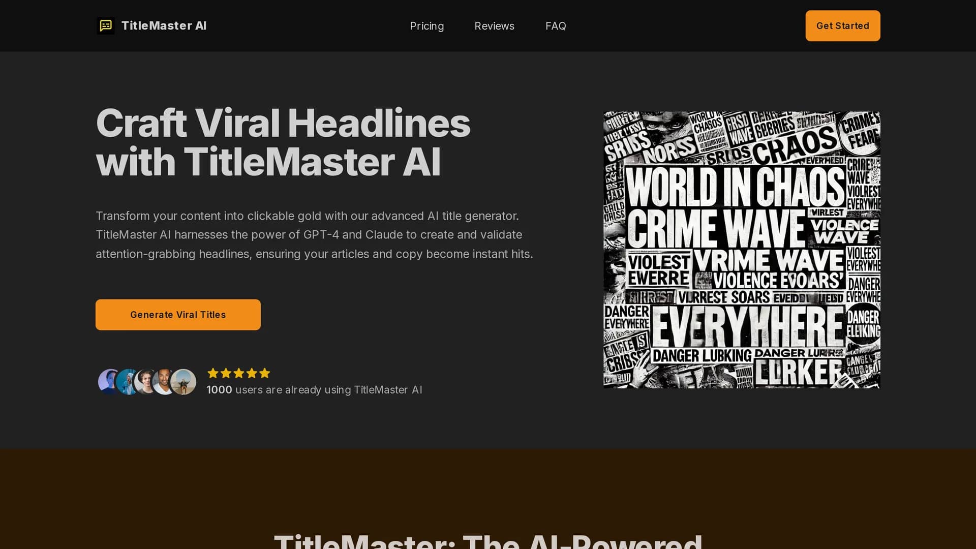 titlemaster-ai homepage