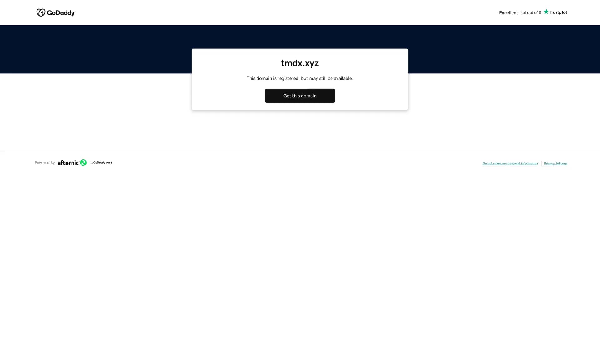 tmdx homepage