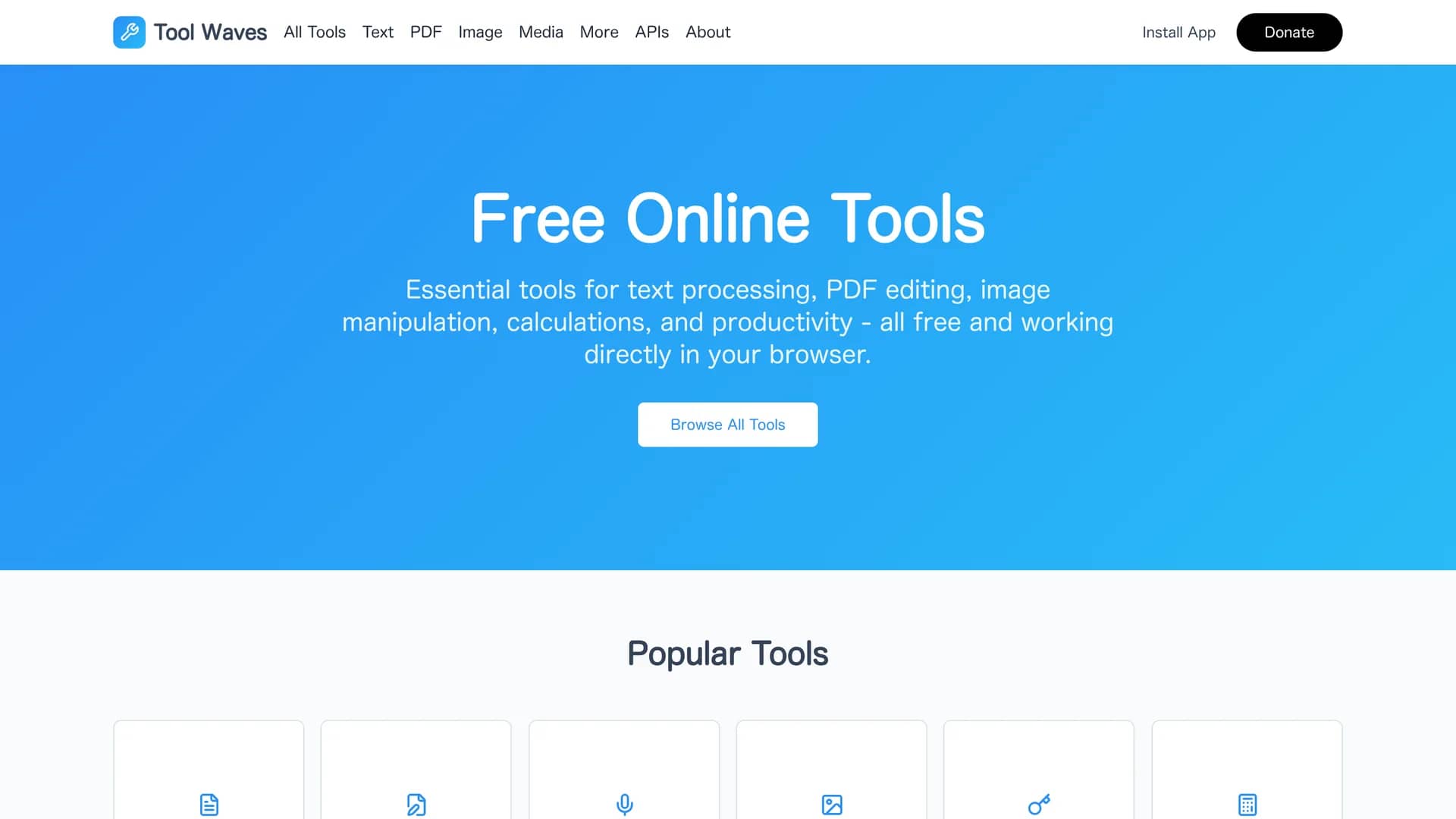 toolwaves homepage