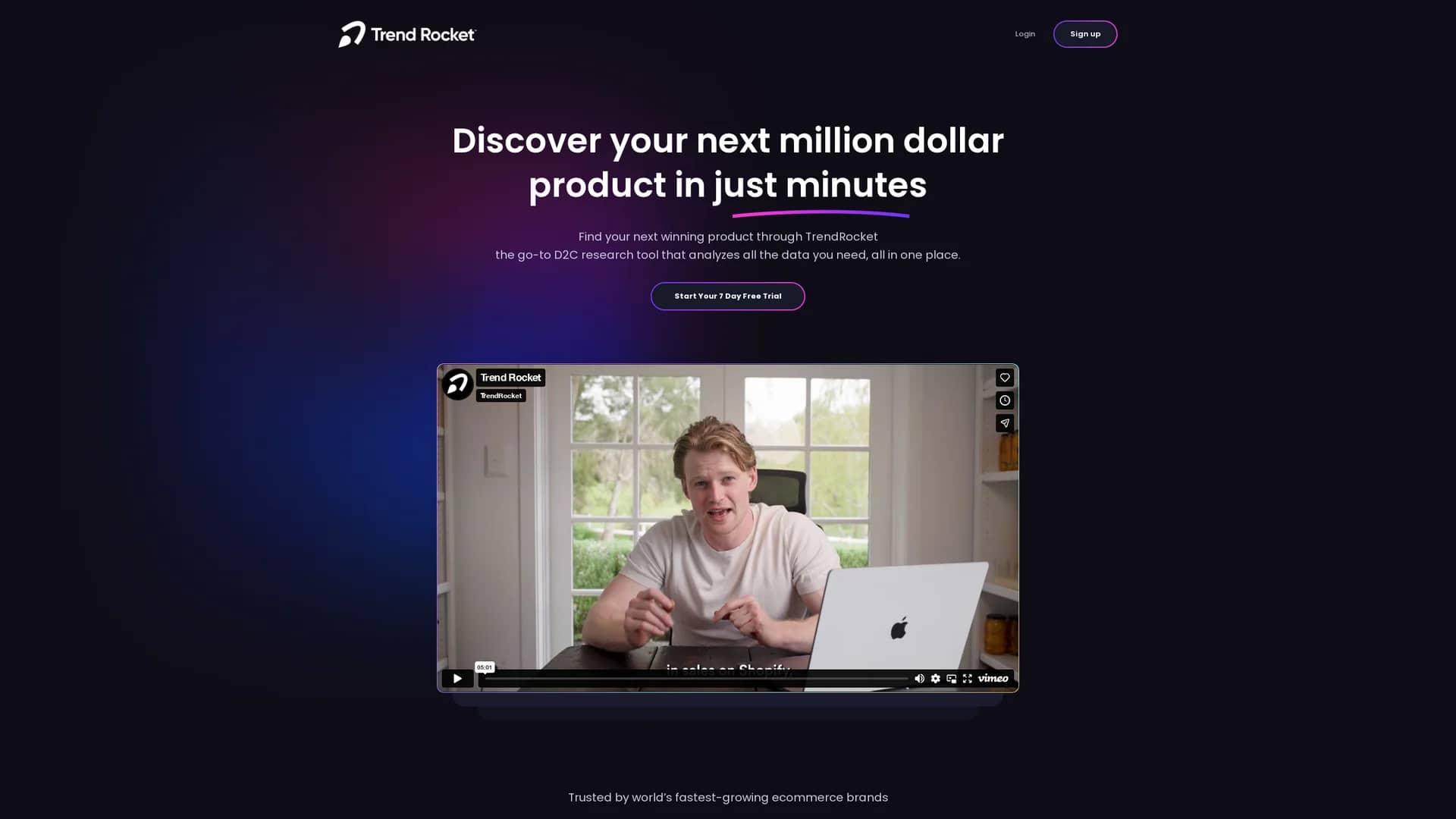 trend-rocket homepage