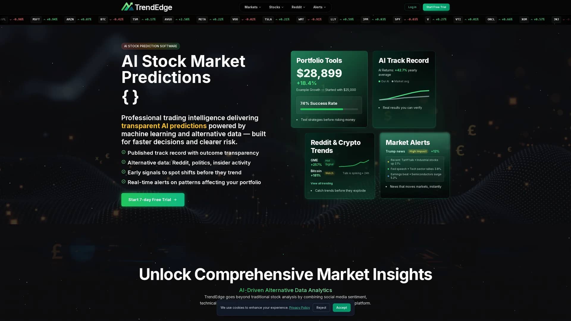 trendedge homepage