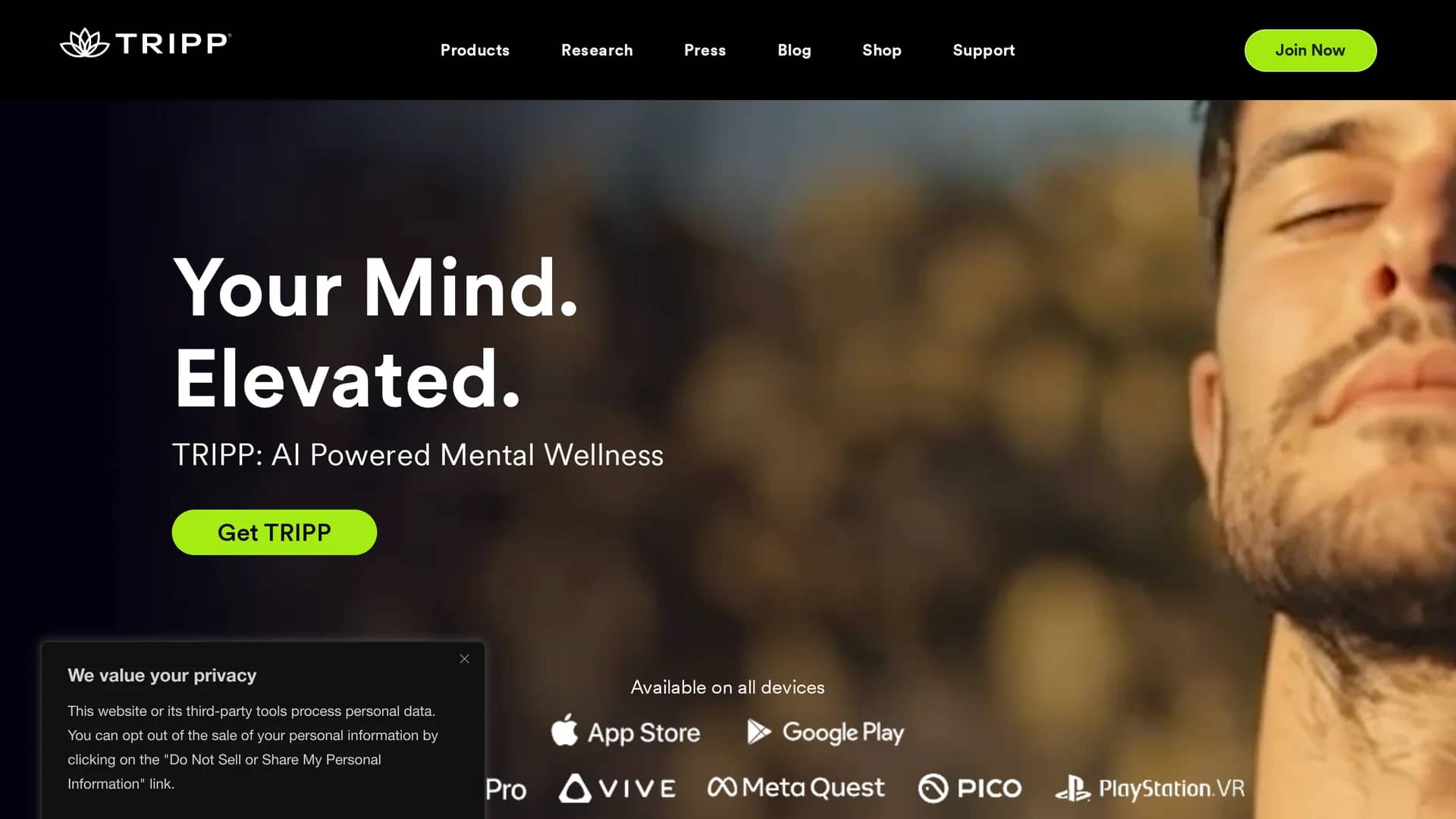 tripp homepage