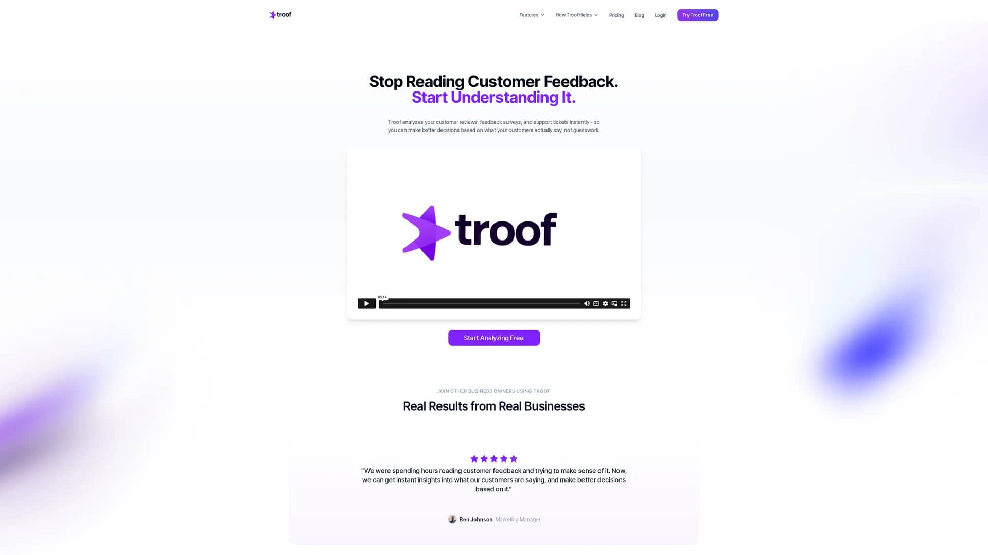 troof-ai homepage