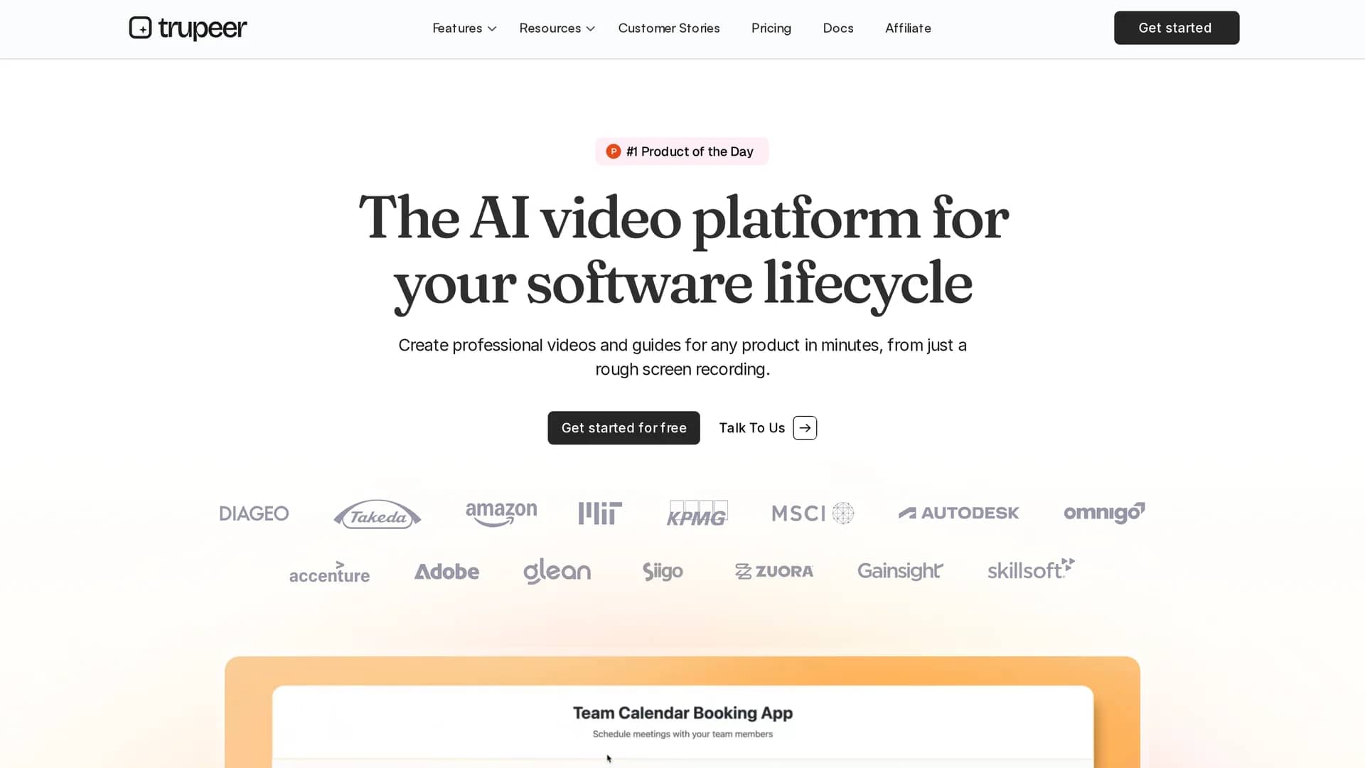 trupeer-ai homepage