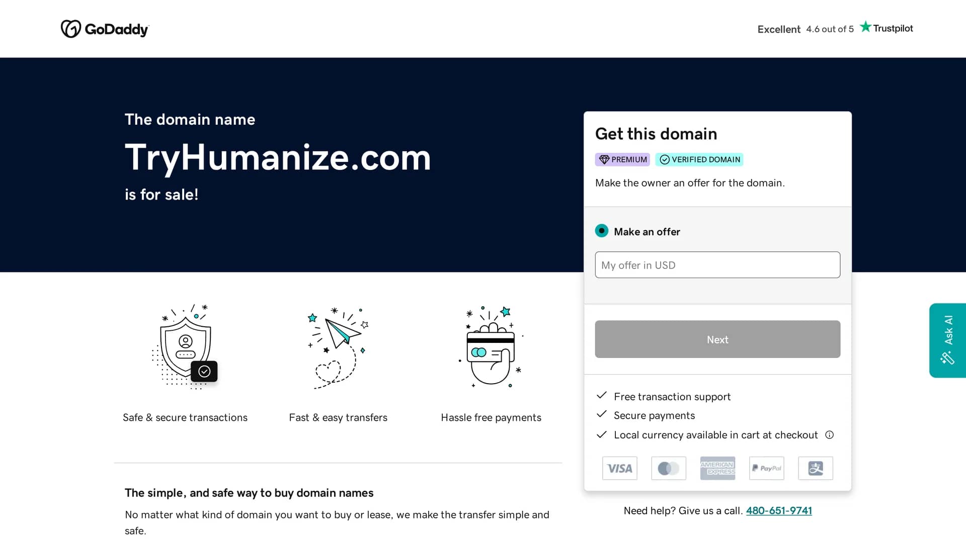 tryhumanize homepage