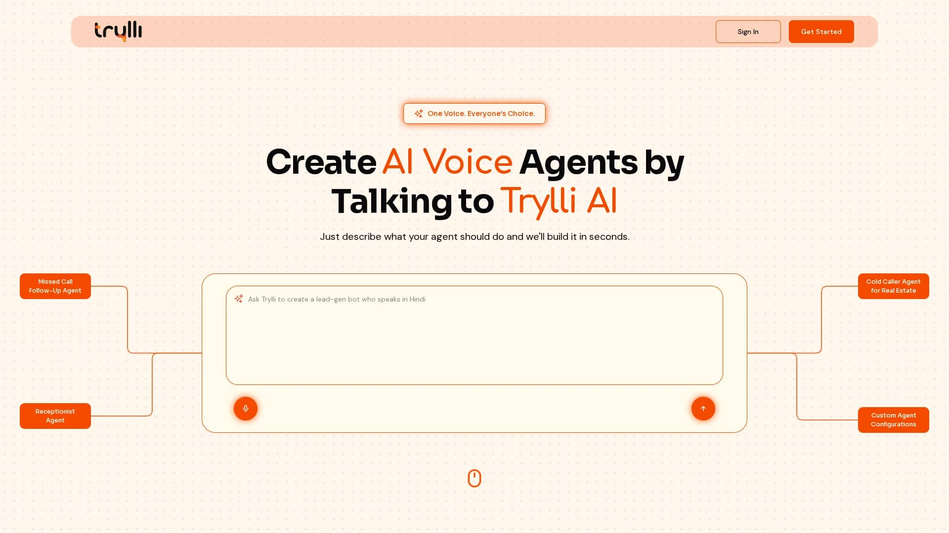 trylli-ai homepage
