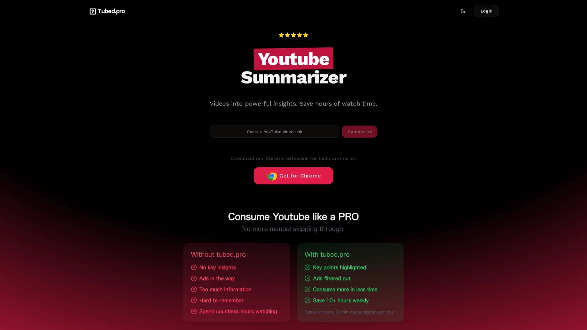 tubed-pro homepage