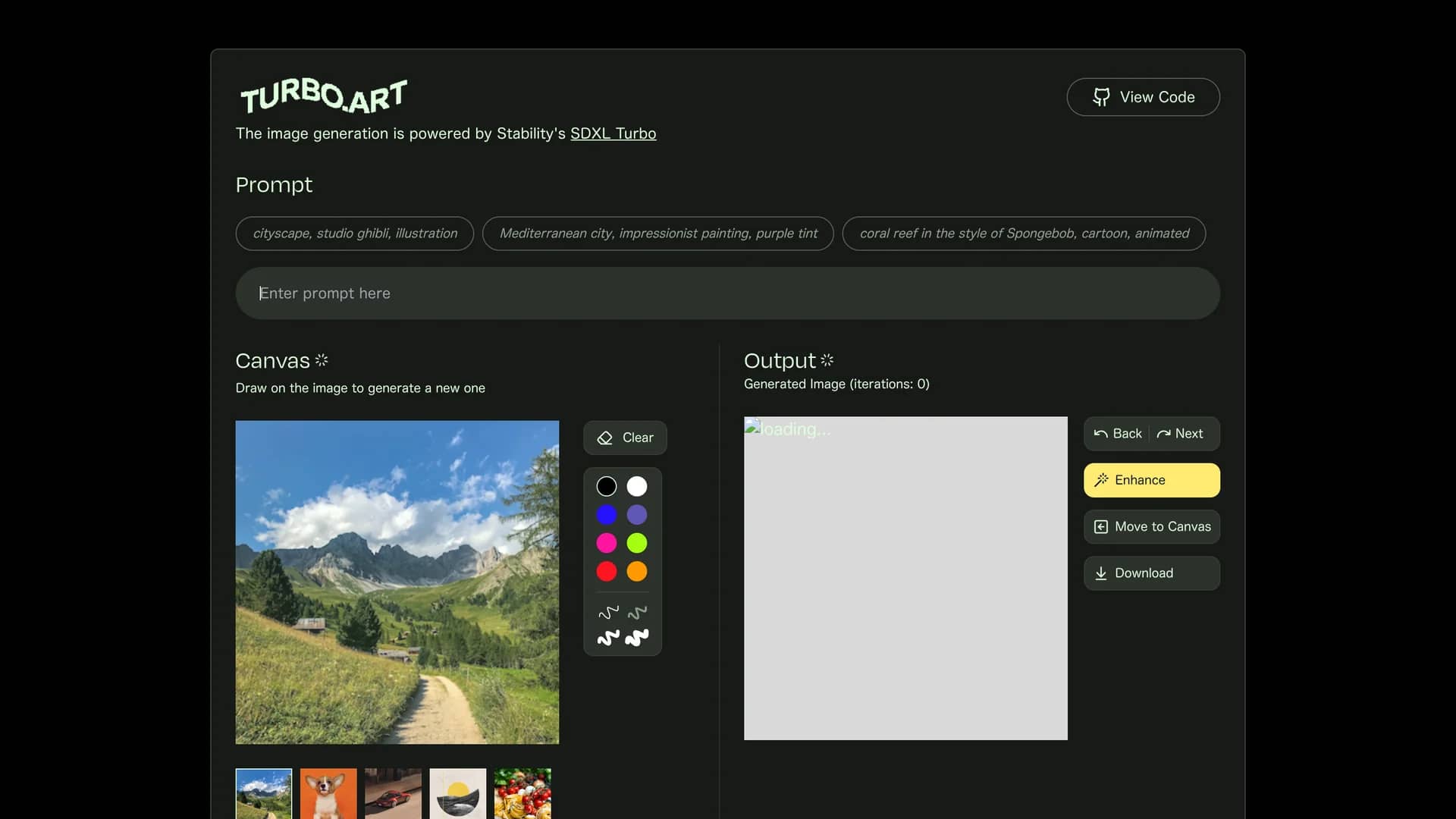 turbo-art homepage