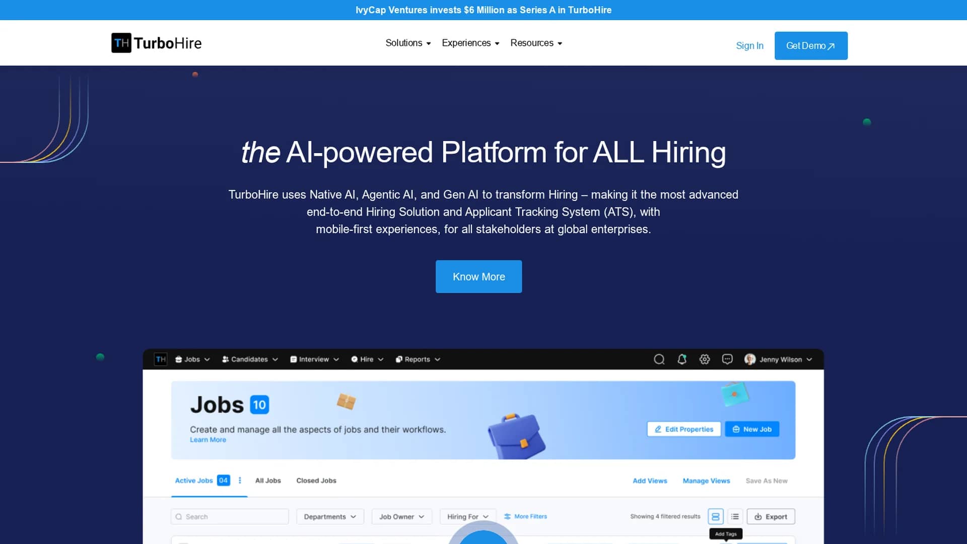 turbohire homepage