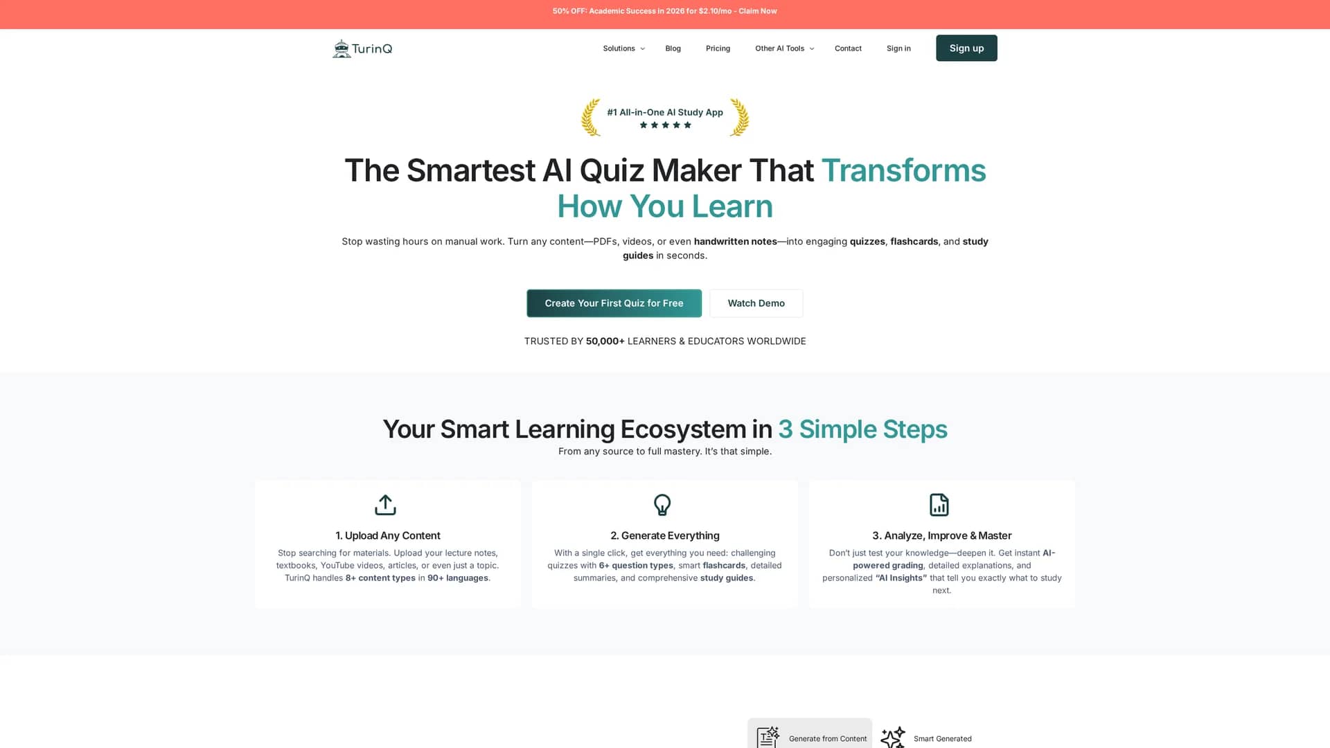 turinq-ai homepage