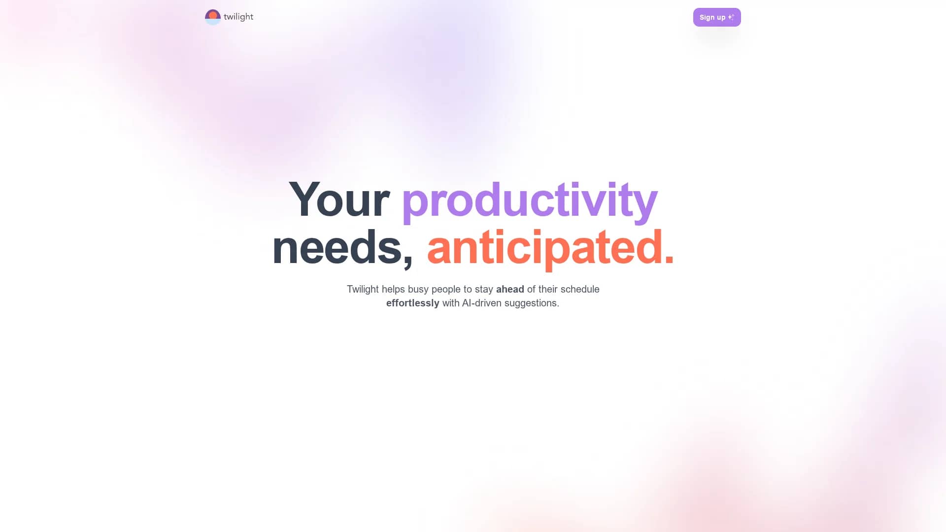 twilight homepage