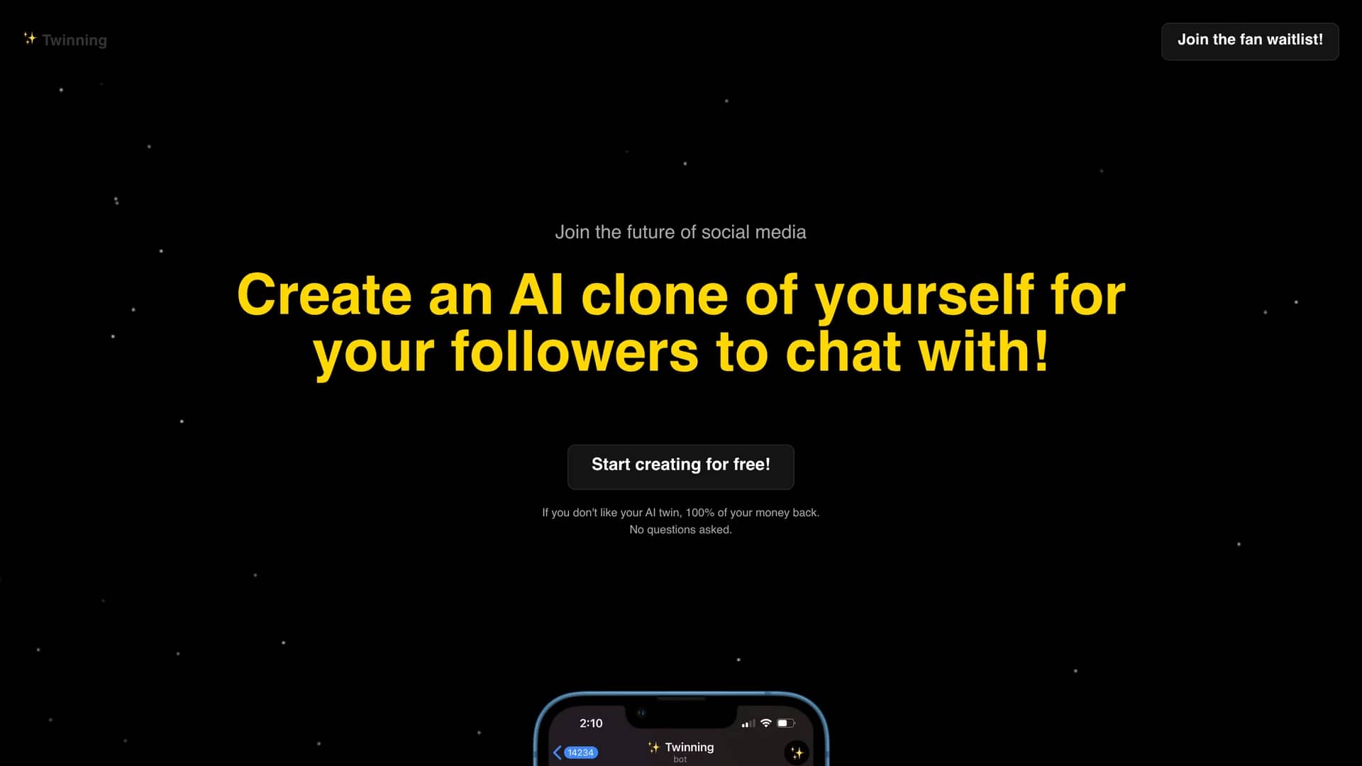 twinning-ai homepage
