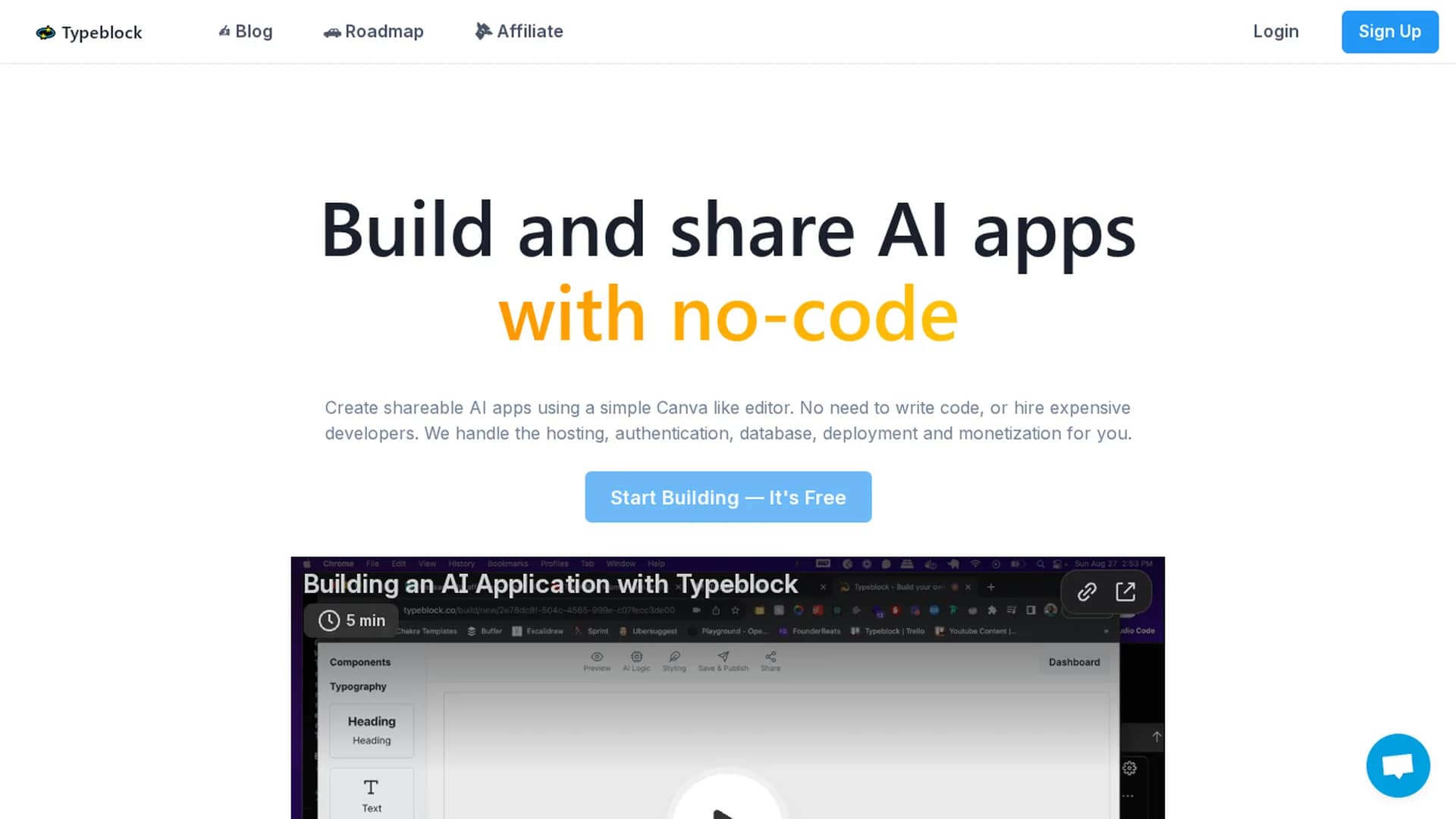 typeblock homepage