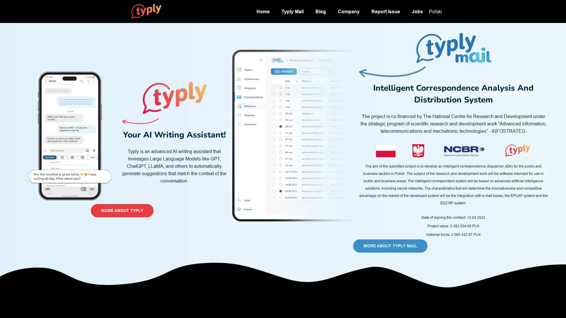 typly homepage