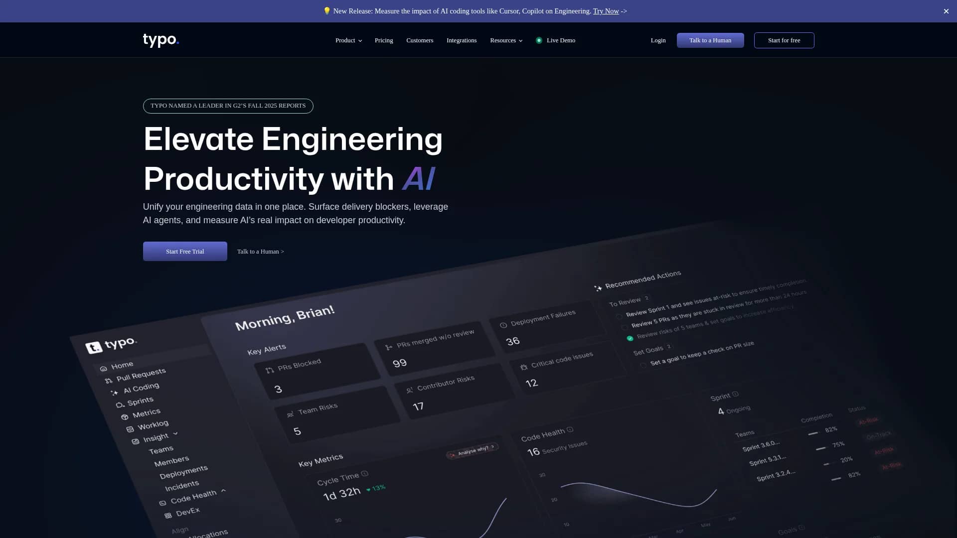 typo homepage