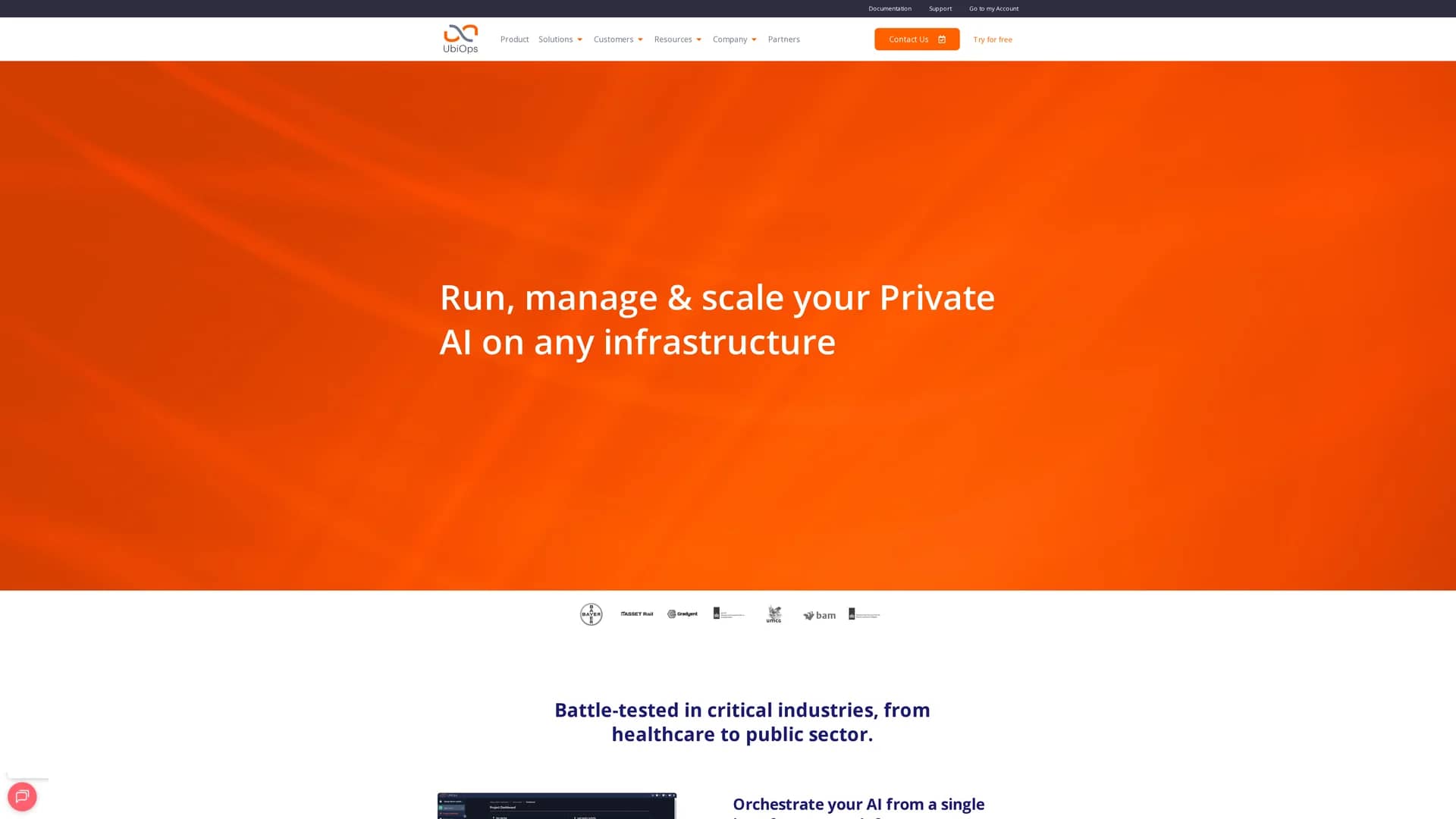 ubiops homepage