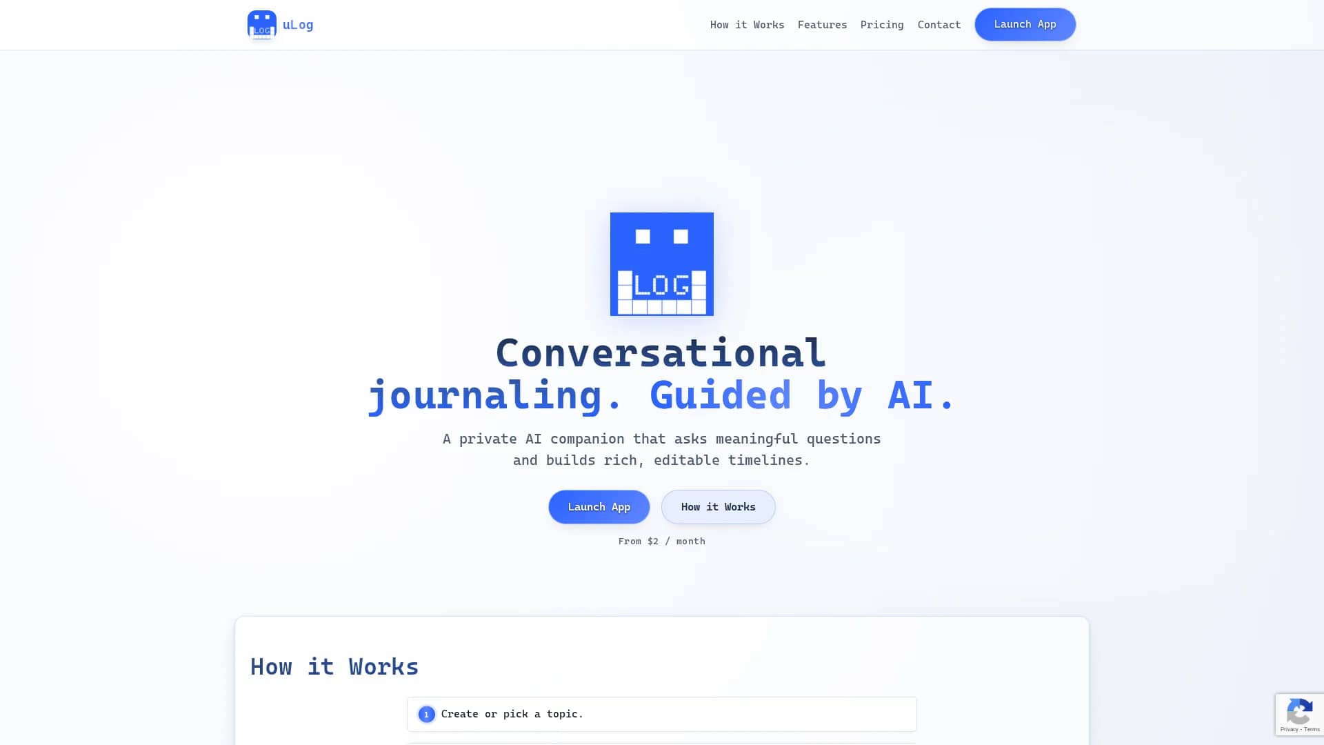 ulog homepage