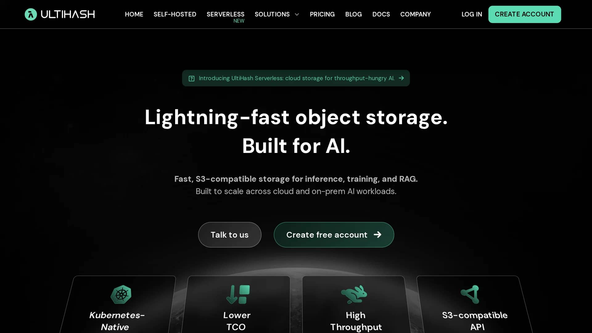 ultihash homepage
