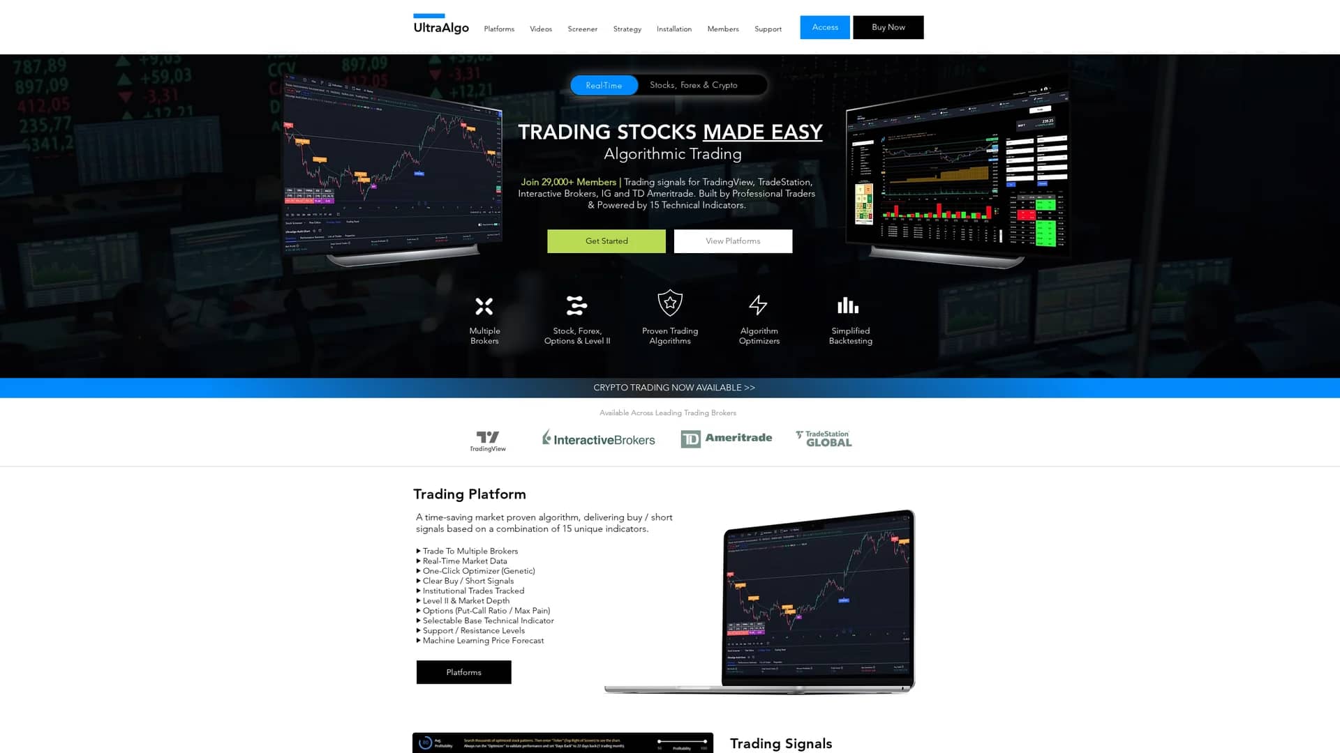 ultraalgo homepage