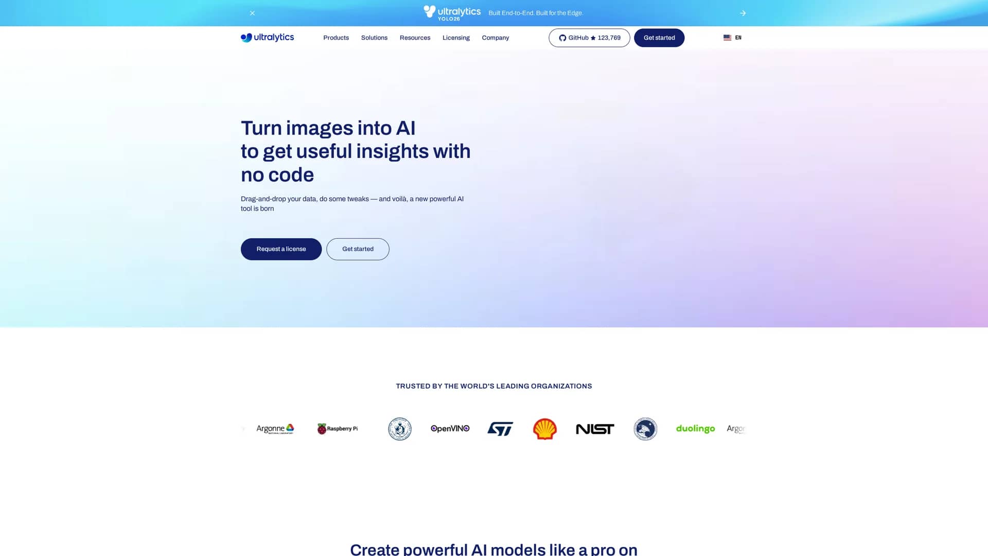 ultralytics homepage