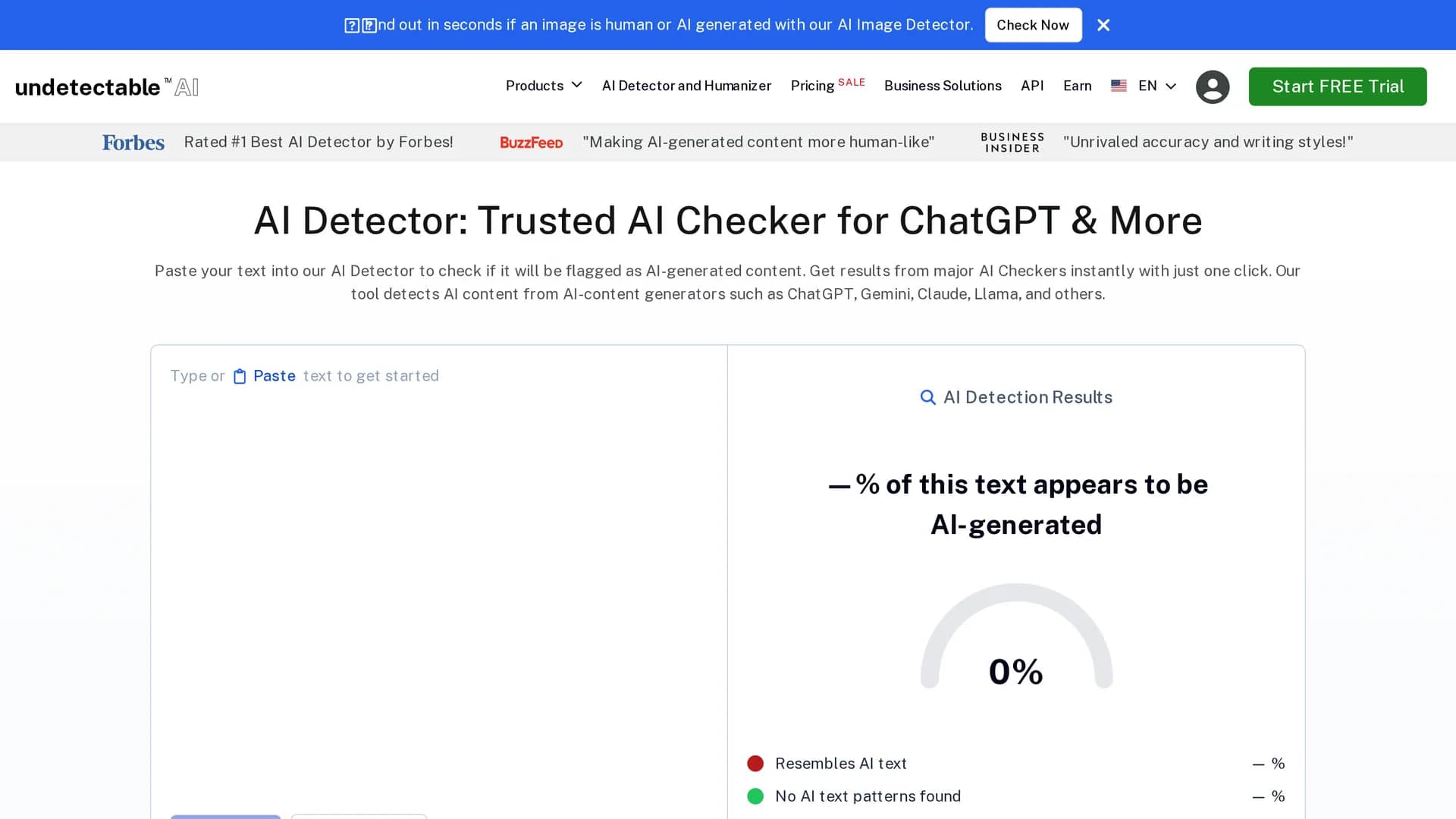 undetectable-ai homepage